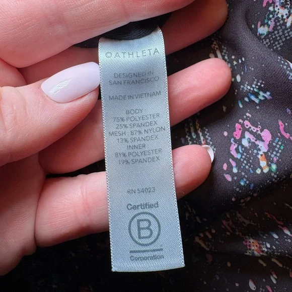 Athleta Match Point City Lights Skort Paint Splatter | Size Small - Picture 8 of 9